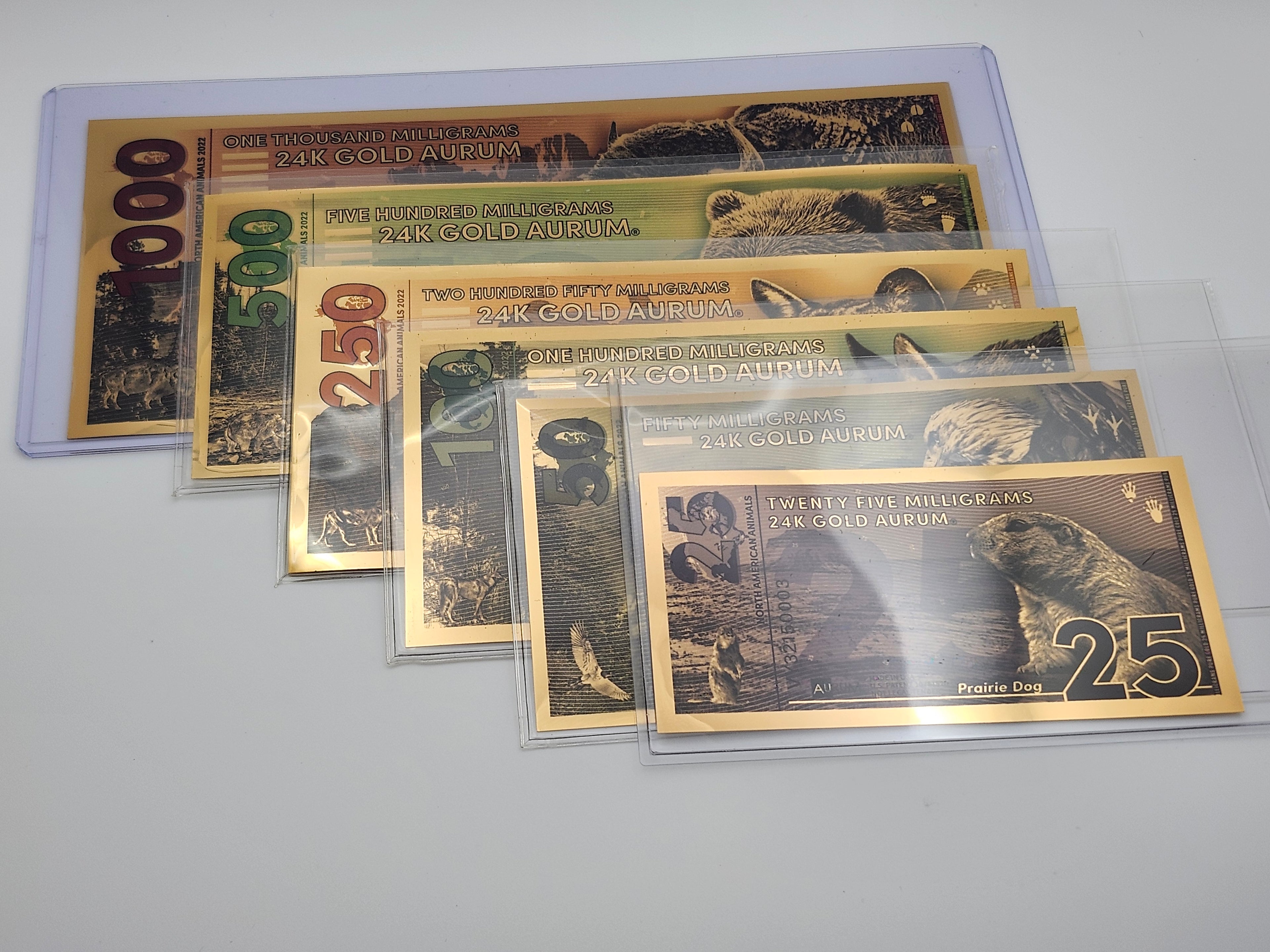 Set of North American Animals Aurum